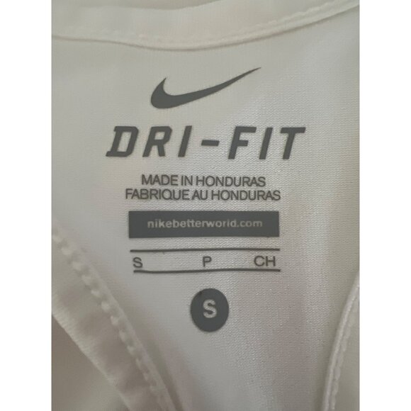 Nike White Dri-Fit Racerback Tank Top - Picture 3 of 5